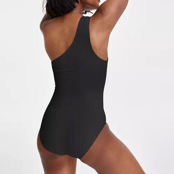 NWT MICHAEL Michael Kors
Embellished One-Shoulder Underwire One-Piece Swimsuit - Picture 2 of 8